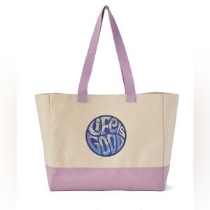 LIFE IS GOOD Canvas Tote, NWT!!